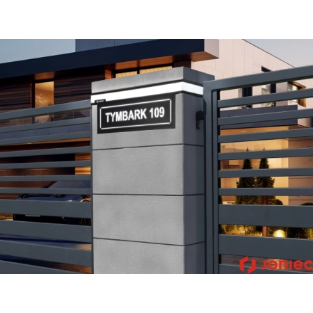 LED BLOCK 504X200x230 LIGHT ADRESOWA STANDARD, KOLORY: antracyt, czarna, brązowa, INOX